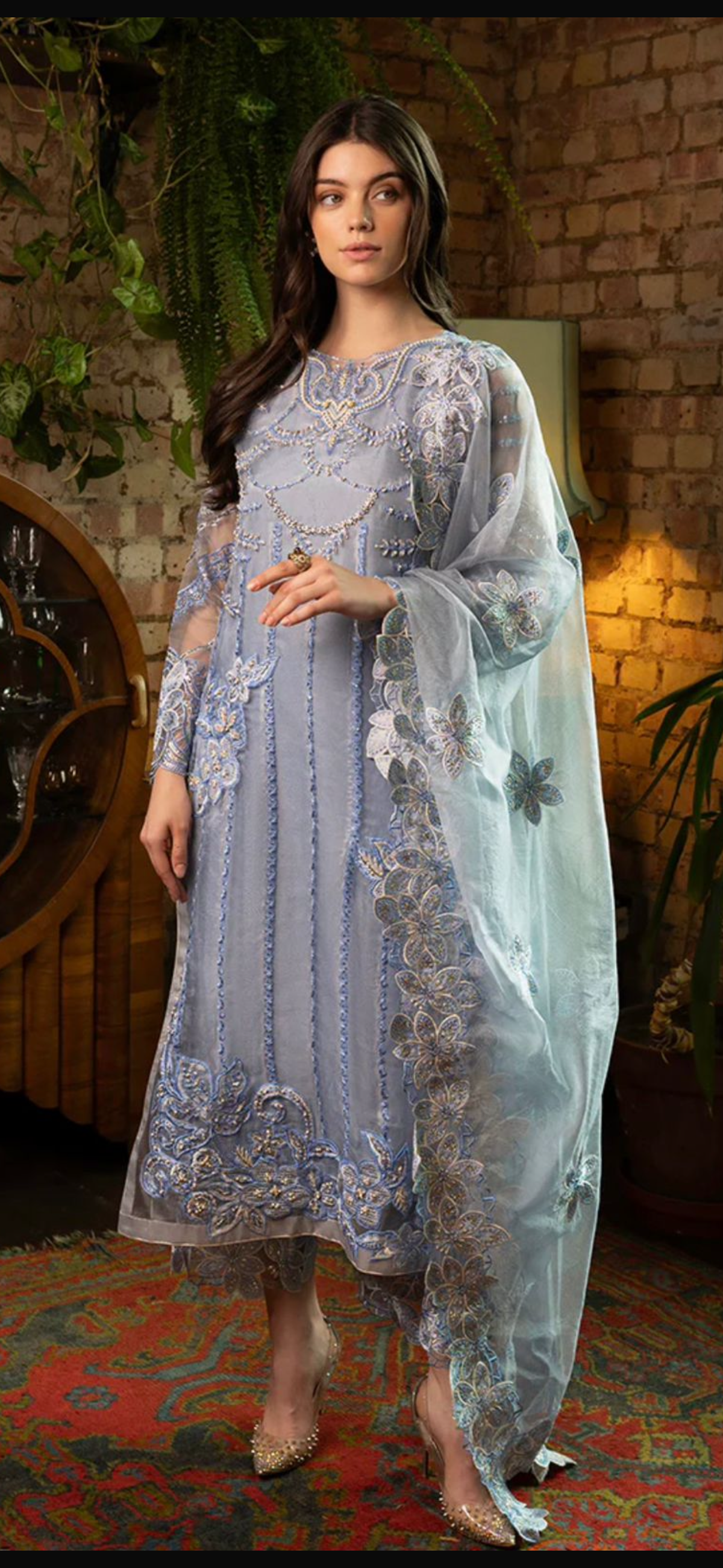 Mushq Organza Blue