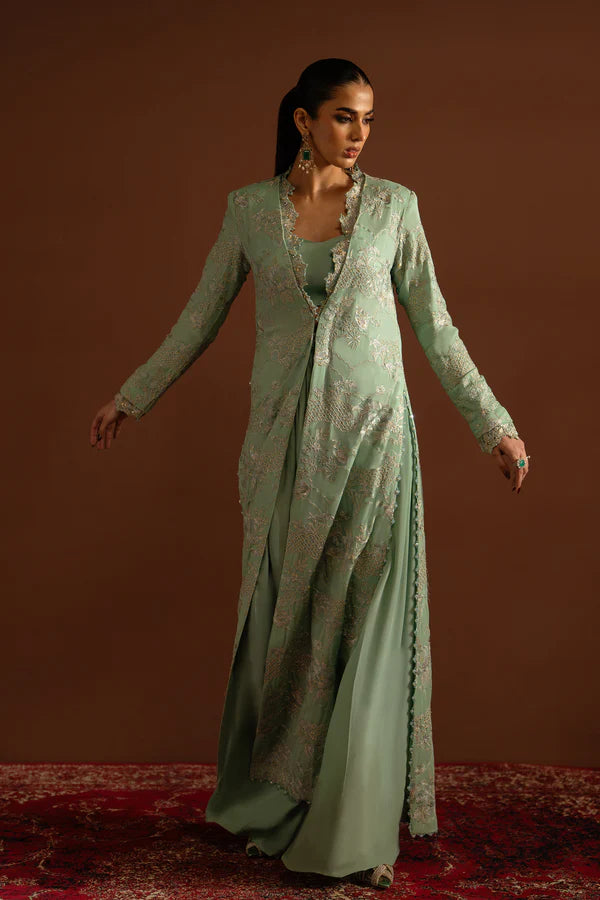 ELAN Pure Chiffon Shirt (Mint)