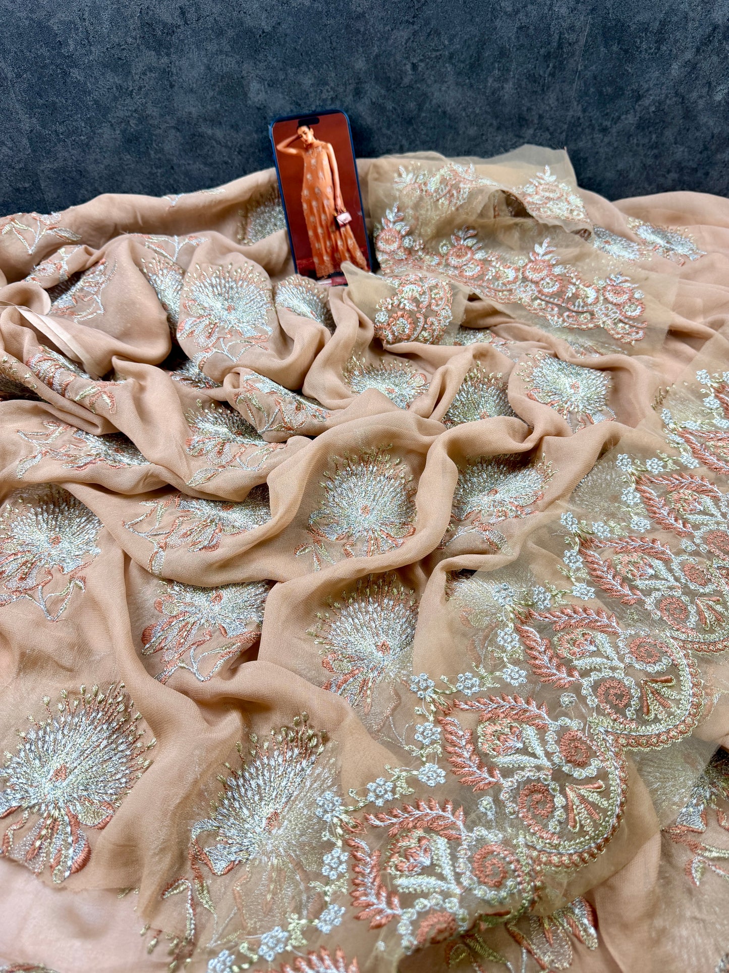 ELAN Pure Chiffon Shirt (Caramel)
