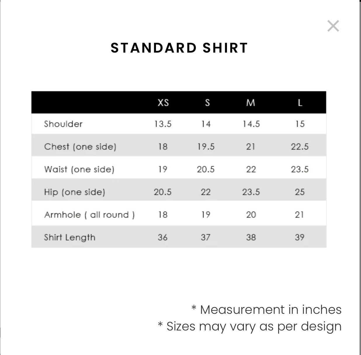 Cross stittch Shirt (pret)