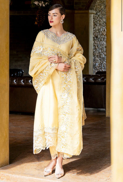 Mushq formal 2pc (shirt dupatta)