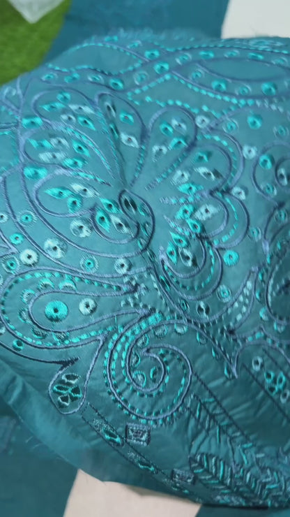 Rang Rasiya Luxury Lawn (Bgrade) Teal