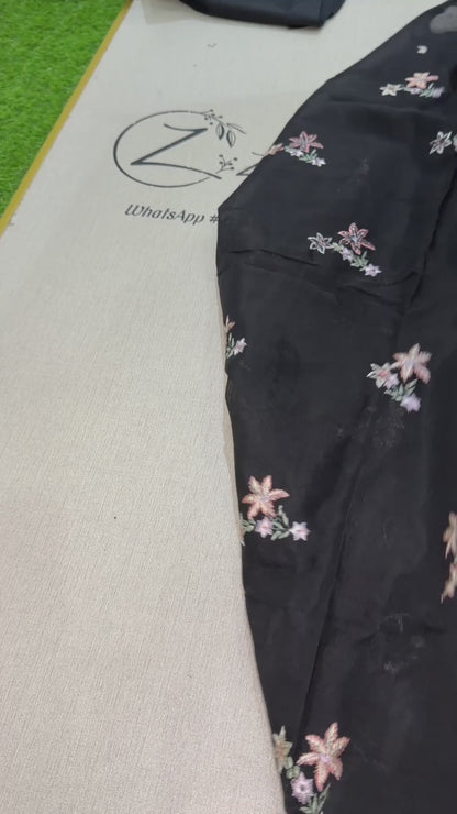 Rang Rasiya Luxury Lawn (Bgrade) Black