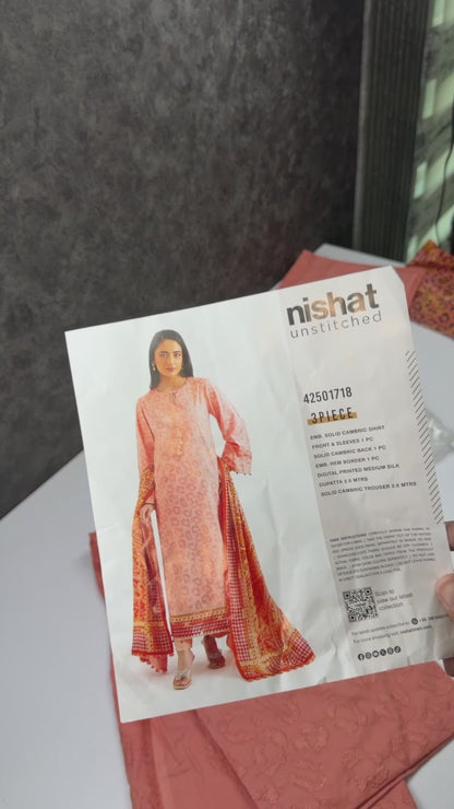 Nishat 3pc (Fresh)
